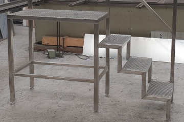 Stainless Steel Staircase